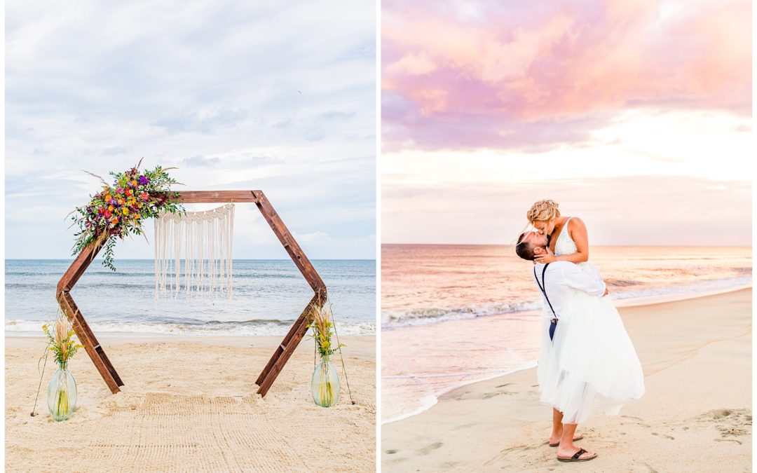 Mallory & Travis OBX Wedding